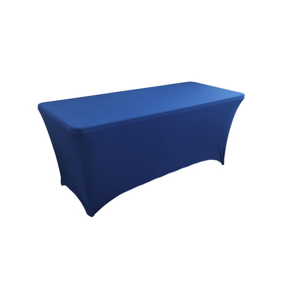 Meitianfacai 4FT Table Cloth For Rectangular Fitted Events Stretch Champagne Table Covers Washable Table Cover Spandex Tablecloth Table Protector For Party Wedding Cocktail