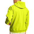 thumbnail image 3 of Hanes Chandail à Capuchon en Molleton EcoSmart pour Hommes, P, Vert Sécurité, 3 of 6