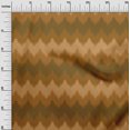 thumbnail image 3 of oneOone Georgette Viscose Brown Fabric Ikat Craft Projects Decor Fabric Printed By The Yard 42 Inch Wide, 3 of 4