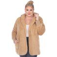 thumbnail image 1 of White Mark Cardigan à Capuchon en Peluche pour Femmes avec Poches, 1 of 6