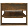 thumbnail image 2 of vidaXL Coffee Table Smoked Oak 102x55x45 cm Engineered Wood, 2 of 4
