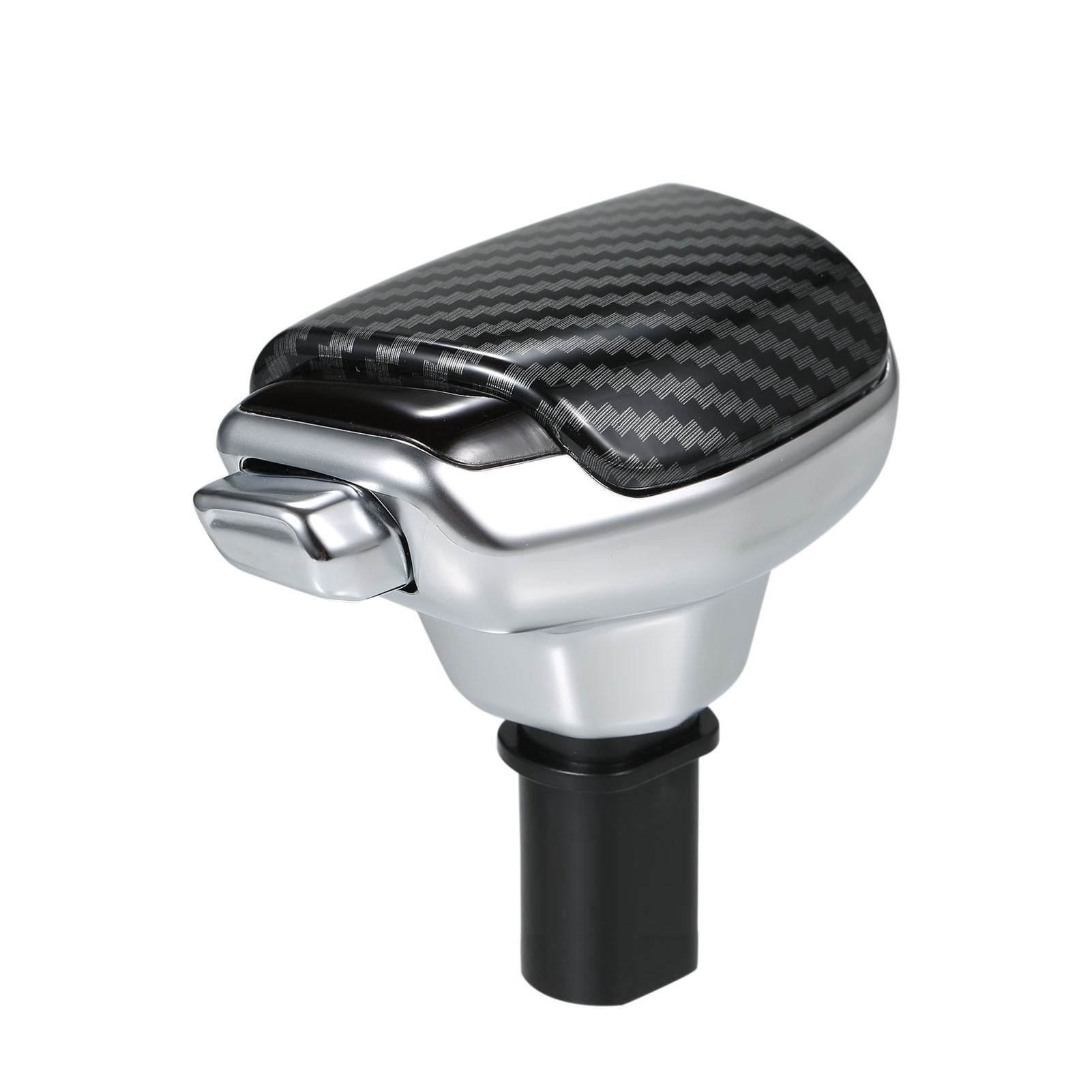 Car Modified Automatic Stick Gear Knob Gear Lever Shifter Long Lever Glossy Black Replacement for Left Hand Drive