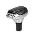 thumbnail image 1 of Car Modified Automatic Stick Gear Knob Gear Lever Shifter Long Lever Glossy Black Replacement for, 1 of 1