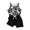 thumbnail image 1 of Honganda 0-3Y Baby Boy 2 Pcs Outfits Sea Tree Print Sleeveless Tank Tops Shorts Set Summer Clothes, 1 of 9