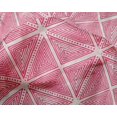 thumbnail image 4 of oneOone Silk Tabby Fabric Dot & Triangle Block Print Fabric BTY 42 Inch Wide, 4 of 4
