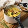thumbnail image 2 of Tramontina 6 Piece Ceramic Nonstick Nesting Cookware Set Stackable, Space Saving Set - Blance de blance, 2 of 11