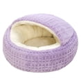 thumbnail image 1 of Lit pour Animal à Capuchon Semi-Clos, Douillet et Chaud, Petit Lit pour Chiot et Chat – Confortable Intérieur Extérieur pour, 1 of 6
