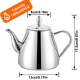 thumbnail image 3 of SANQIAHOME Stainless Steel Teapot Coffee Servers 1500ml, 3 of 6