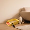 thumbnail image 1 of REK Extra Large Cat Litter Semi Enclosed Pet Toilet For Cats And Dogs Open Design Indoor Plastic Tray, 1 of 4