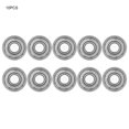 thumbnail image 2 of 10PCS Bearing, Stable Performance 608ZZ Ball Bearing, 8x22x7mm For Mechanical Rotating Body, 2 of 8