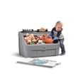 thumbnail image 2 of 2-in-1 Toy Box & Art Lid, Gray, 2 of 5