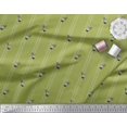 thumbnail image 1 of Soimoi Velvet Fabric Geometric Pine & Stripe Decor Fabric Printed Yard 58 Inch Wide, 1 of 3