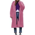 thumbnail image 1 of LOVZFMLL Vestes pour Femmes Manteau à Manches Longues en Cheveux d'Agneau Col Chaud, 1 of 8