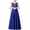 ZA-Blue-girls Jupes Tenues de Fête, variante sur MKOSPLRT Robes de Demoiselle d'Honneur pour Mariage 2-13 Ans Sans Manches Col Ras du Cou Robe de Fête Formelle Unie Fluide Élégante Robes Maxi Robe de Bal