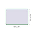 thumbnail image 3 of Green Double Sided Magnetic Writing Board, Dry Erase Whiteboard For Office Home Use, Memo Board With Magnetic Surface, 16 X 12 Inches Reusable Whiteboard For Notes, 3 of 6
