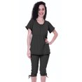 thumbnail image 1 of Moomaya Ensemble de Nuit pour Femmes Capri Coton 2 Pcs Chemises de Nuit, 1 of 6