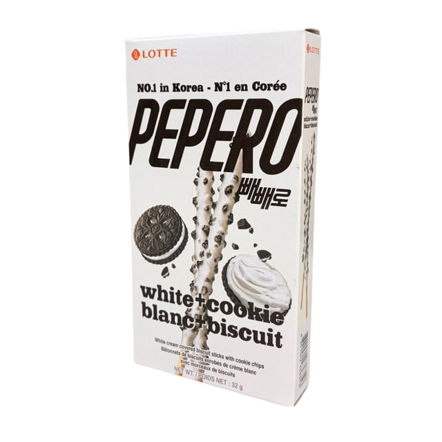Bâtonnets de biscuits Lotte Pepero - Biscuits blancs