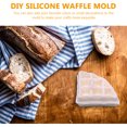 thumbnail image 2 of Silicone Waffle Mold DIY Waffle Adornment Mold Waffle Making Mold DIY Baking Supply, 2 of 9