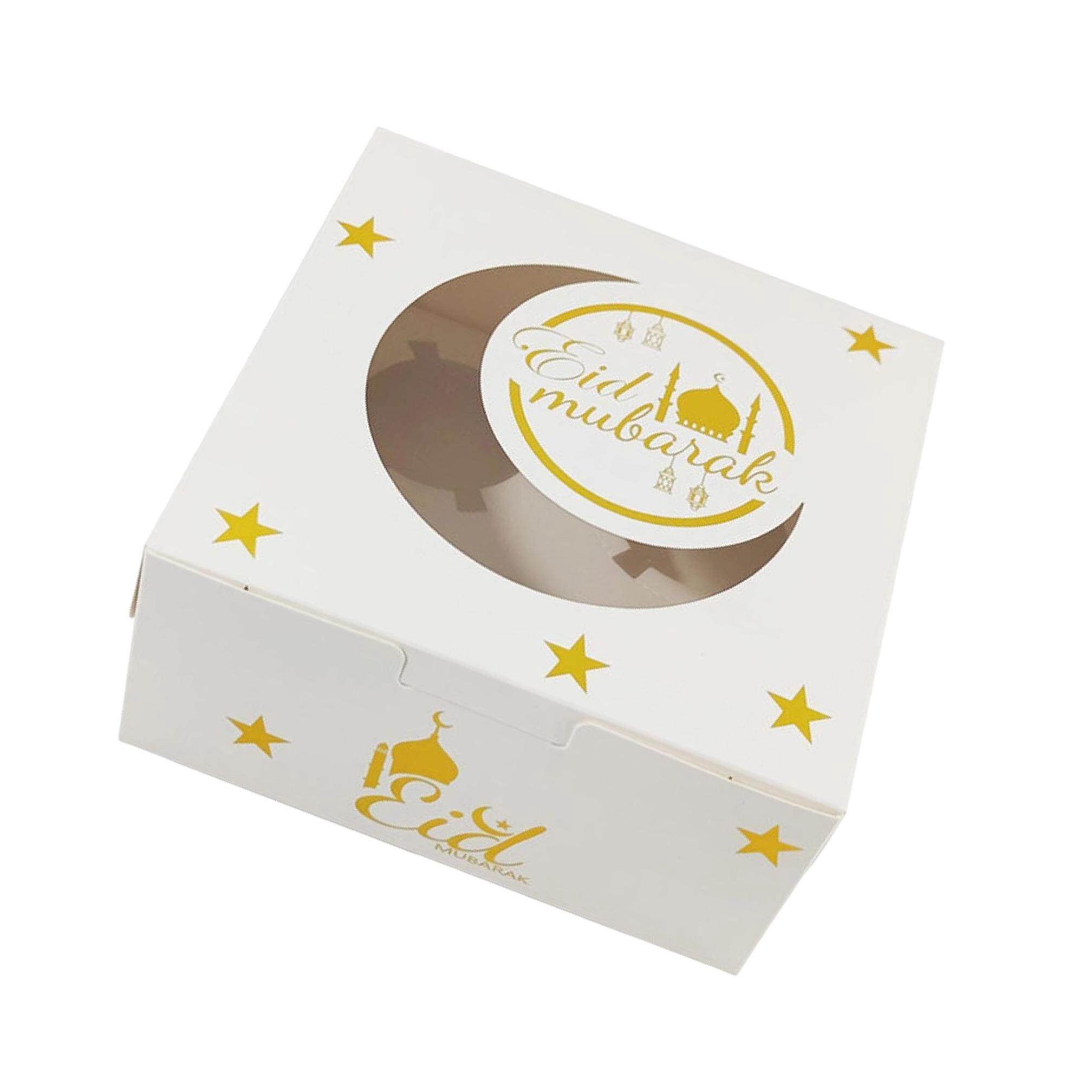 Cupcake Box with Window Put 4 Cupcakes for inch    Package Includes:  Small Cakes Biscuit Cupcakes