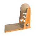 thumbnail image 3 of Scratching Board Exercise Wear Resistant Cat Scratcher Toy Sisal Scratching Ball 50x25x47cm with Post, 3 of 9