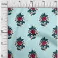thumbnail image 1 of oneOone Tissu Polyester Lycra Imprimé Feuilles & Floral pour Couture BTY 56 Pouces de Large, 1 of 4