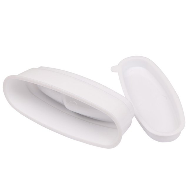 Youkk Récipient à Poudre Trempée Brosses à Ongles Individuelles Résistantes aux Chocs pour Nettoyage