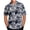 Blue, variant on TopLLC Mens Floral Hawaiian Shirts Short Sleeve Button Down Beach Shirts Plaid Shirt Men