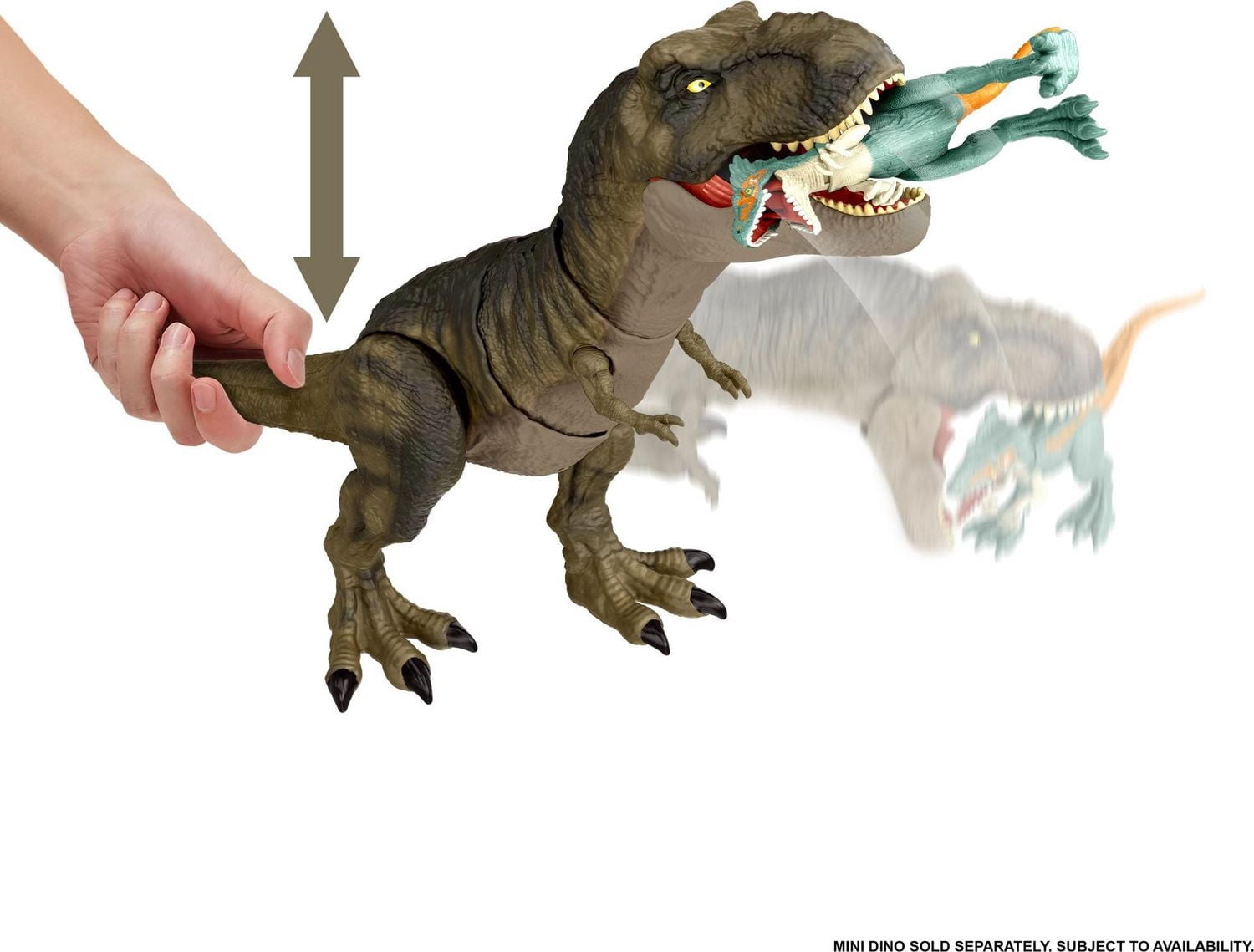 ​Jurassic World: Dominion Thrash ‘N Devour Tyrannosaurus Rex Dinosaur Figure