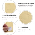 thumbnail image 3 of Miangastore Golden PVC Wax Seal Stickers 30Pack 2x2in for Correspondences, 3 of 8