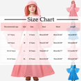 thumbnail image 4 of MKOSPLRT Girls Medieval Princess Dress Renaissance Costume Kids Hooded Robe Dress Bell Long Sleeve Maxi Dress for Halloween Cosplay, 4 of 5
