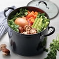thumbnail image 4 of Tramontina Aluminum Nonstick Covered Stock Pot - Charcoal Gray, 4 of 6