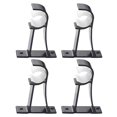 thumbnail image 4 of Coofit Curtain Rod Holder Double 4PCS Heavy Duty Curtain Rod Brackets Curtain Rod Hook, 4 of 6