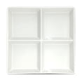 thumbnail image 1 of Hometrends plat de service divisé 25.5cm. porcelaine blanche, 1 of 3
