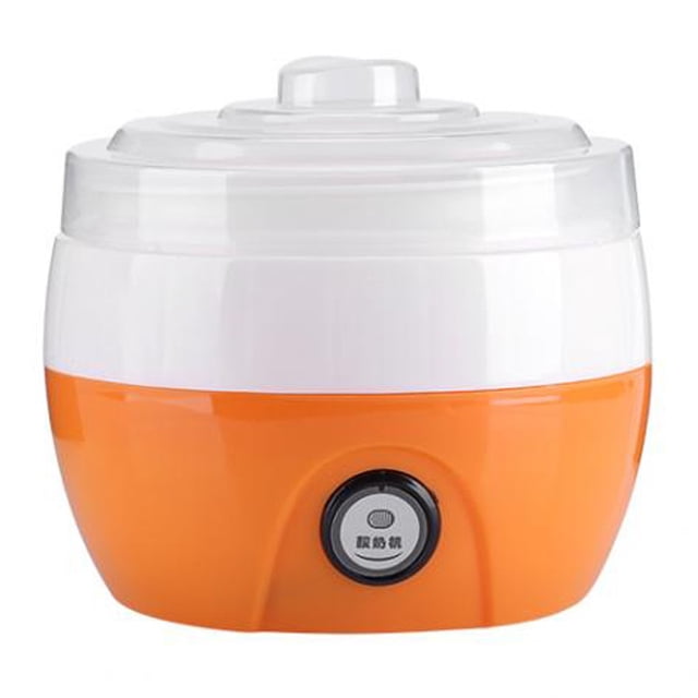 Machine à Yogourt Automatique, Cultures de Yogourt Électriques pour Débutants, avec Contenant Intérieur en Acier Inoxydable de 1 Litre pour la Maison pour la Maison Café Cuisine Resraurant