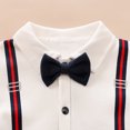 thumbnail image 3 of PatPat Baby Gentleman Faux-two Long Sleeve Jumpsuit (loose shape), 3 of 8