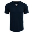 thumbnail image 2 of Mens Shirts Short Sleeve Mens Plus Size Shirts Solid Color Short Sleeve T-Shirts Button-Up Shirts, 2 of 9