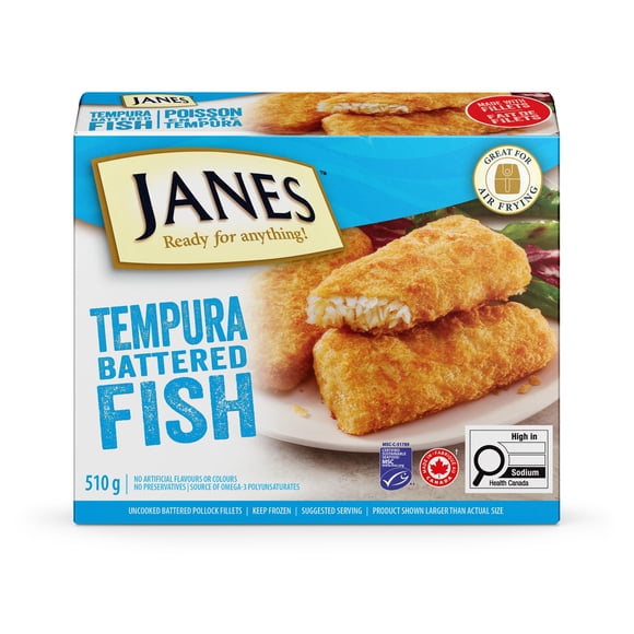 Janes poisson en pâte tempura Janes poisson en pâte tempura
