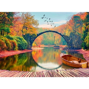 Jigsaw Puzzles 1000 Pieces For Adults Moraine Lake Large 27 X 20