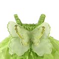 thumbnail image 3 of Bébé Filles Robe 3D Papillon Froncé Sans Manches Couches Cami Été Casual Vêtements Princesse Robe, 3 of 6