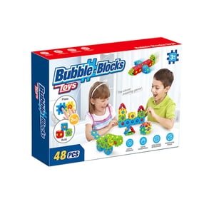 Push Bubble Creative Children's Three-dimensional Puzzle Game Relieve Stress Interlocking Blocks 48 Pcs