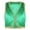 Green, variant on Alvivi Kids Boys Arabian Prince Dress Up Waistcoat Halloween Fancy Party Open Front Golden Vest Red 14