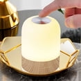 thumbnail image 4 of Bedside Lamp, Dimmable Night Light Memory Function Eye Care Warm Light RGB Color Changing Sensitive Touch Control USB Rechargeable  for Nursery, 4 of 7