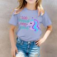 thumbnail image 2 of TZEWGL Chemise Mignonne pour Fille Garçon Imprimé Col Rond Manches Courtes Ample pour Bébés Taille 6-7T, 2 of 4