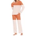 thumbnail image 1 of Rbaofujie Shorts Pajama Set Ladies' Gradient Printed Casual Top Pants Pajama Set Pajama Set, 1 of 6