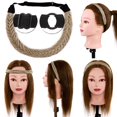thumbnail image 4 of CNKOO Elastic Synthetic Chunky Hair Braid Headbands Classic Plaited Braided Hairpiece, 4 of 6