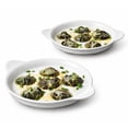 thumbnail image 1 of Starfrit Gourmet BISTRO Set of 2 Porcelain Snail Dishes, 6 Cavities, 1 of 11