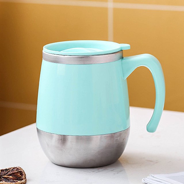 Tasse à Café Isotherme 500ML Grande Capacité Sans Fuite d'Eau pour Camping Activités Extérieures