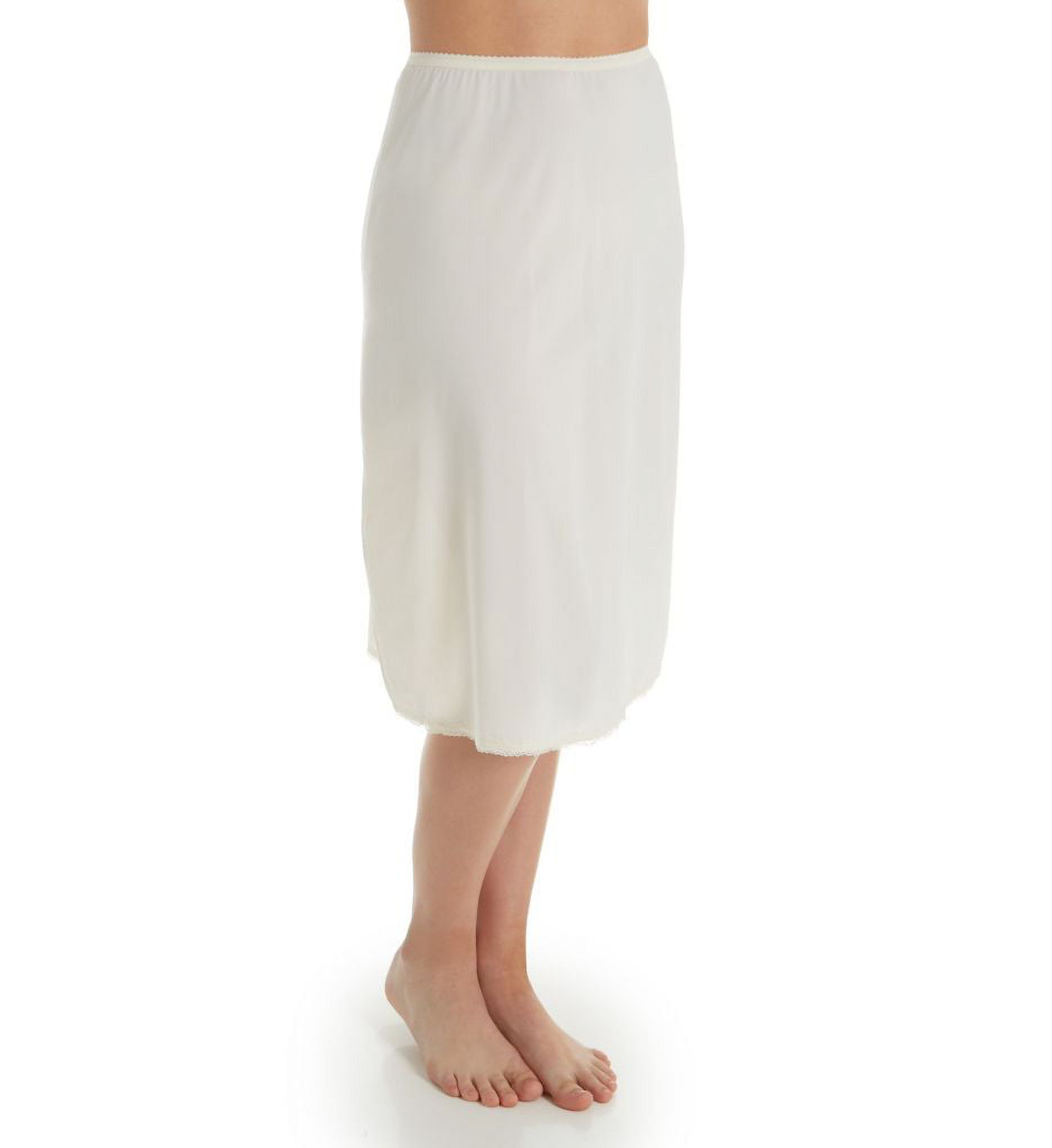 Women's Shadowline 4711628 Flare Half Slip 28 Inch (Ivory S)