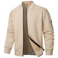 thumbnail image 2 of SHTXOZHI Causal Jackets for Men Zip Up Business Work Jackets Lightweight Long Sleeve Coats, 2 of 4