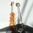 thumbnail image 2 of Glass Vase Bubble Vases Pink Pebbles Ins Style Suitable For Weddings/Party/Events Table Decoration Transparent Vessels, 2 of 8